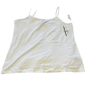 Time and tru white tank top